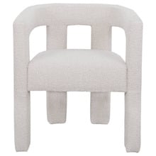 Ivory Elro Boucle Armchair